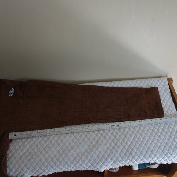 AEL AELFRIC EDEN Brown Corduroy Pull-On Cargo Streetwear Pants Joggers – Small - Picture 7 of 8